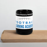 Football Learning Academy (Black Coffee Mug)