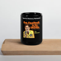 Pro Football in the 1970s (Black Coffee Mug)